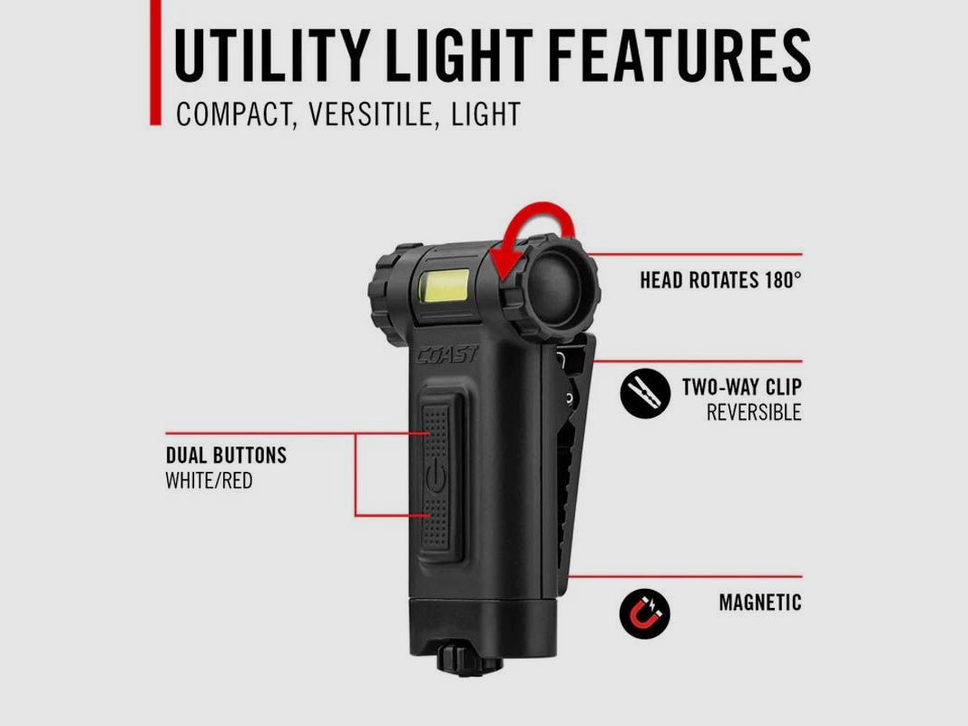 HX4 COAST Taschenlampe mit Clip, Bild 2 von 11