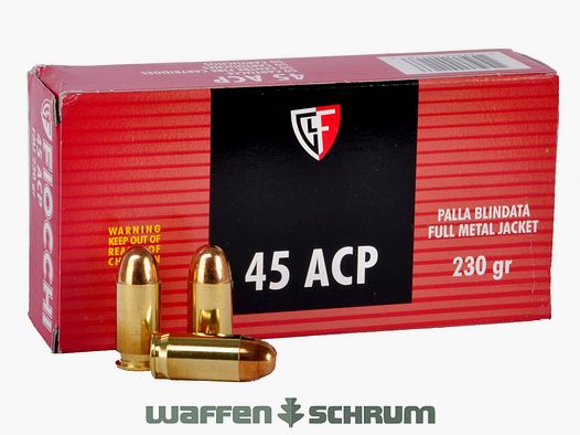 Fiocchi Full Metal Jacket 14.91g - 230gr. .45Auto