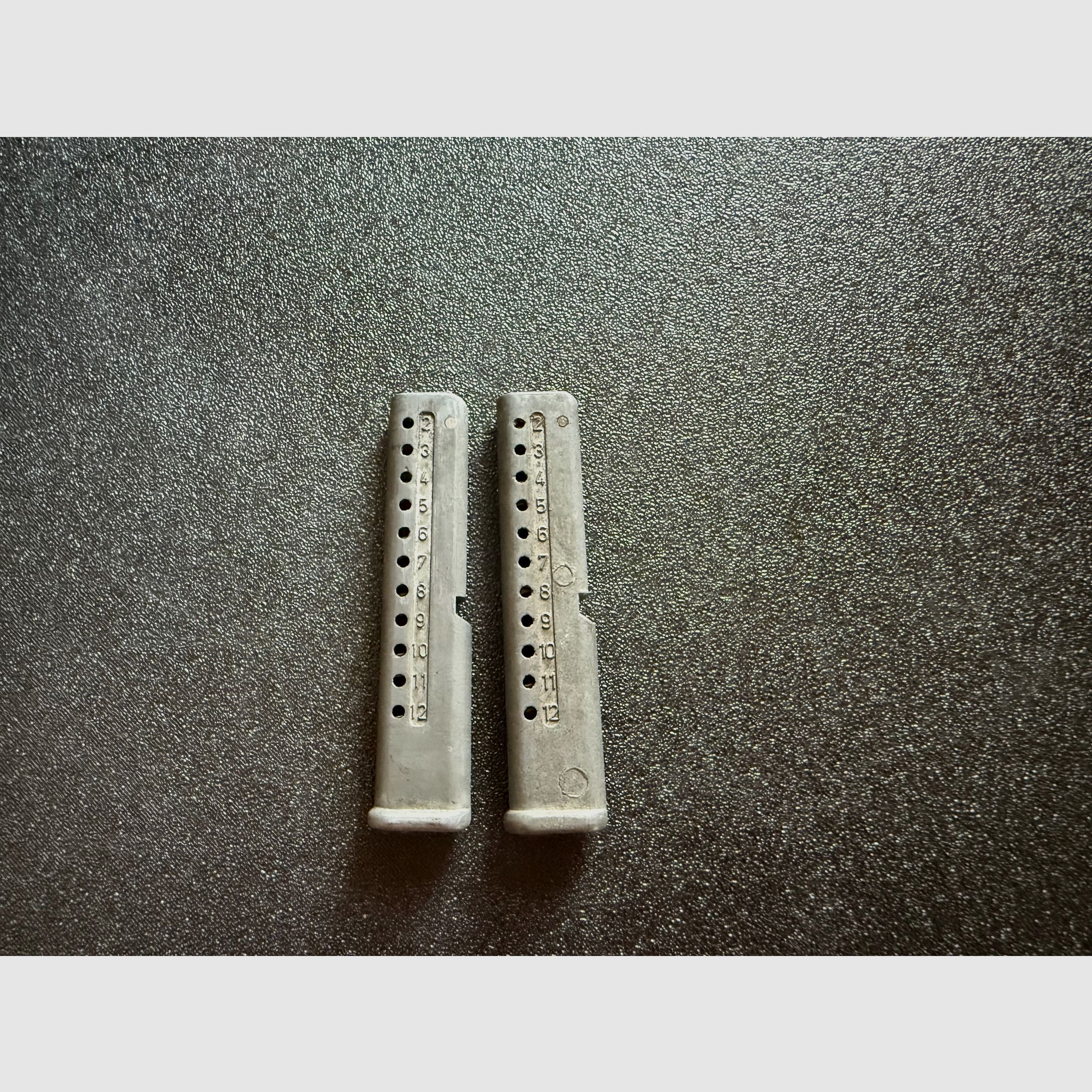 Haenel 310 Magazine 12er 2 Stück Original DDR 4,4mm Rundkugeln