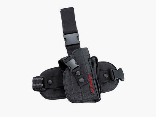 OBERSCHENKELHOLSTER / BEINHOLSTER - SCHWARZ - RECHTS