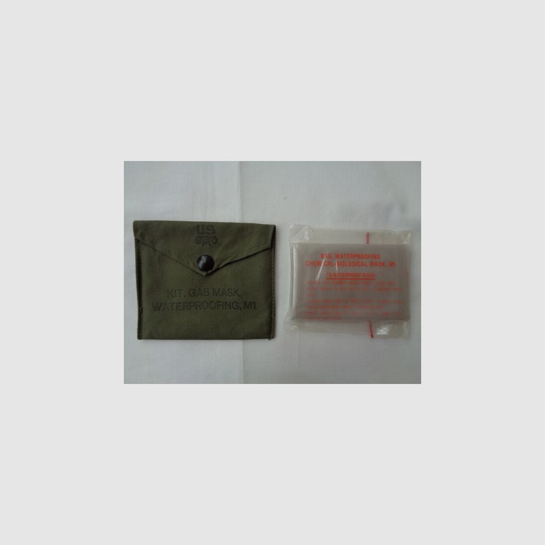 US Army M1 Gasmaskenbeutel zu M17 Masken letzte Version, unbenutzt/neu (NOS)