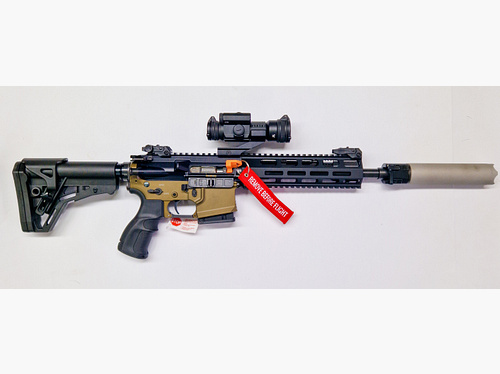 NEU & OVP - Haenel CR223 Duotone - .223Rem. - 10,5" (Jäger&WHE) - B&T Rotex-V - Vortex Strikfire II