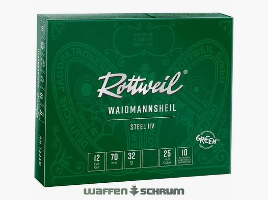 Rottweil Waidmannsheil Steel HV 12/70 3.5mm - 32g
