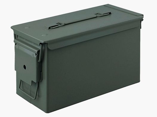 METAL AMMO BOX CAL .50 OLIVE