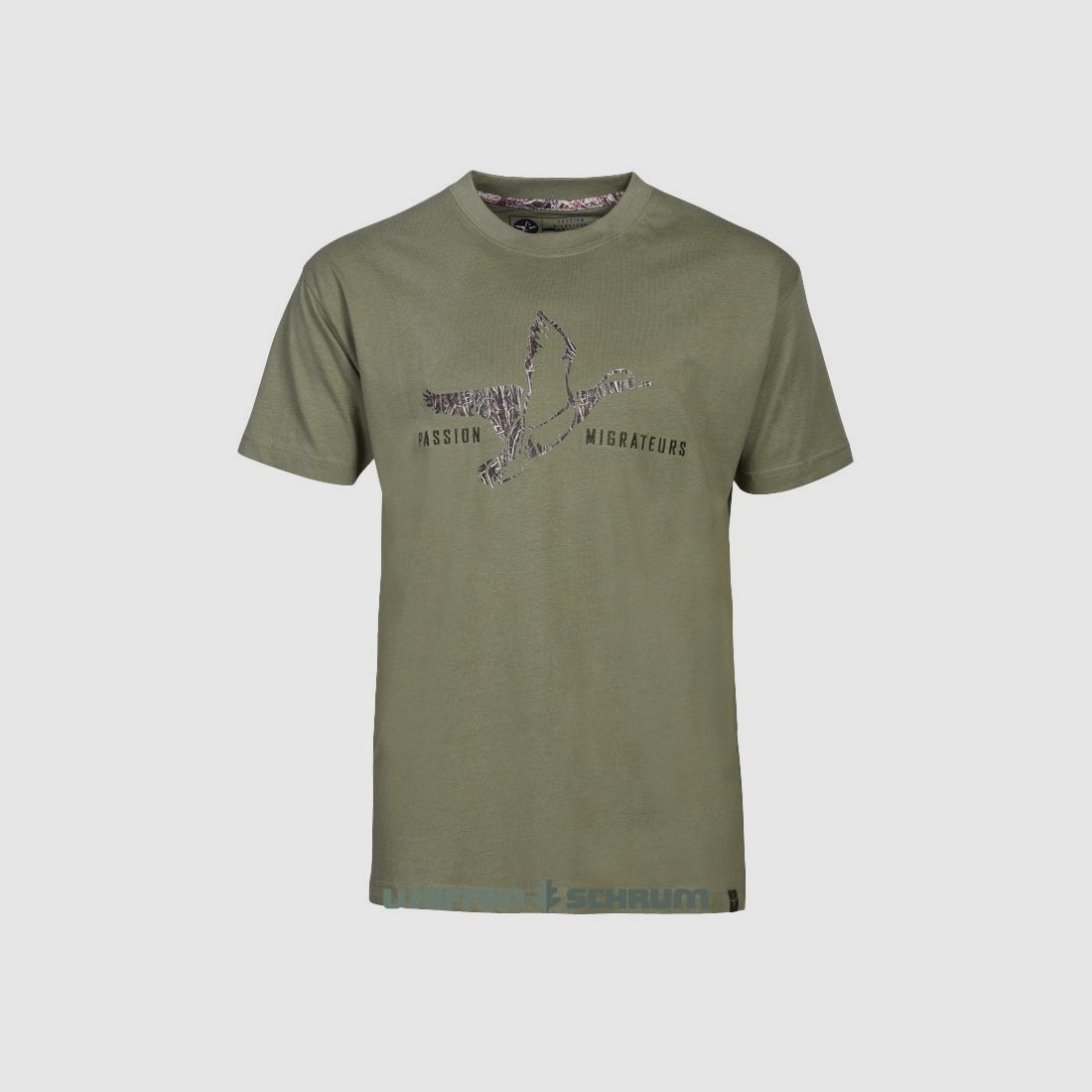 T-shirt de percussion Passion Migrateurs Khaki