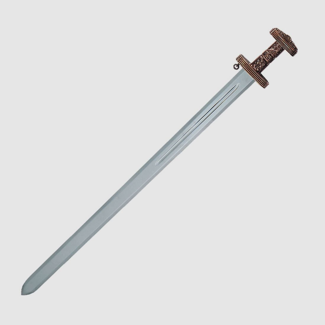 Viking sword with handle design in bronze finish