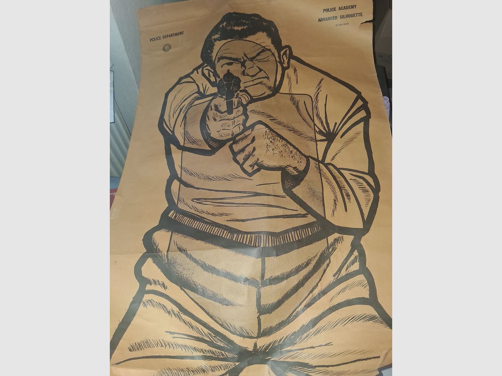 Conjunto de coleccionista de alta gama: legendaria historia y equipo de campo de tiro "Hole-in-Hole" del NYPD (único)