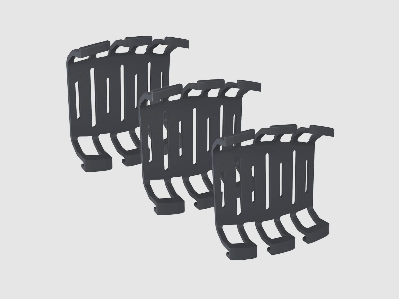 Clips voor DOGTRACE DOG GPS Ultra, 3 stuks – Grijs, afbeelding 2 van 4