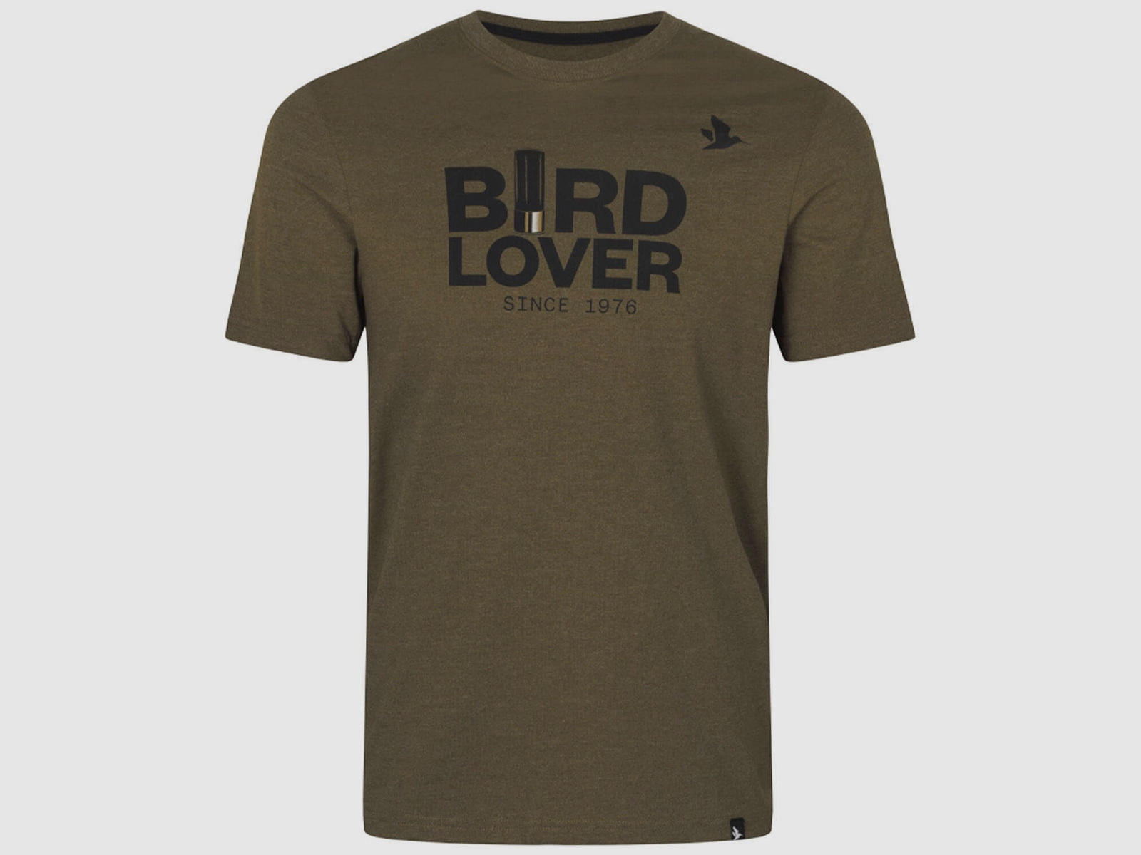 Seeland T-Shirt Bird Lover (Dark Olive Melange)