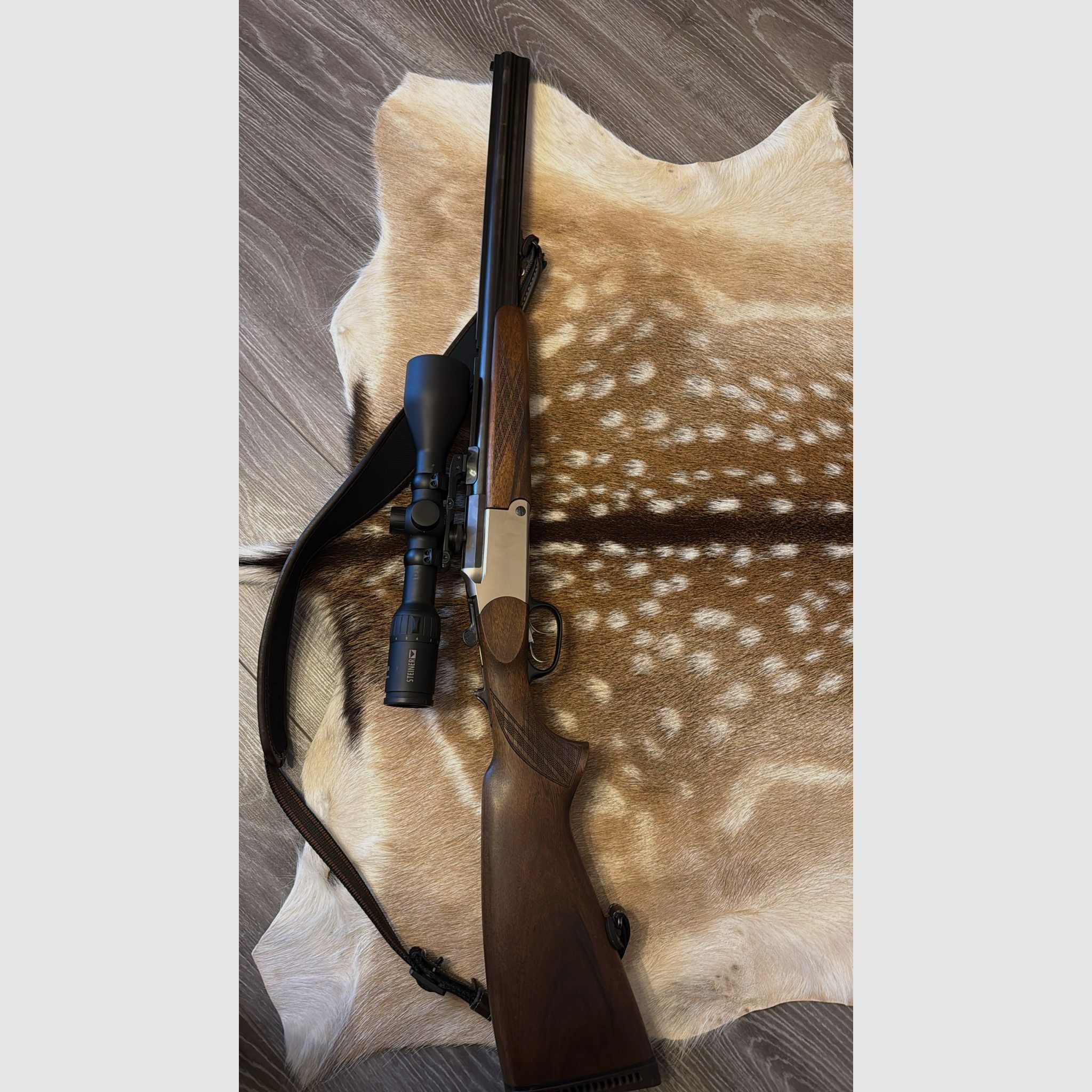 Escopeta de doble cañón (BBF) Patente Blaser con cañón intercambiable