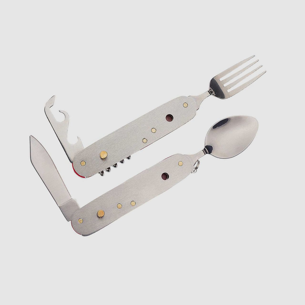 Campingbesteck Outdoor Herbertz Multitool mit 7 Funktionen LĂ¤nge 18,8 cm inklusive Nylon-Etui