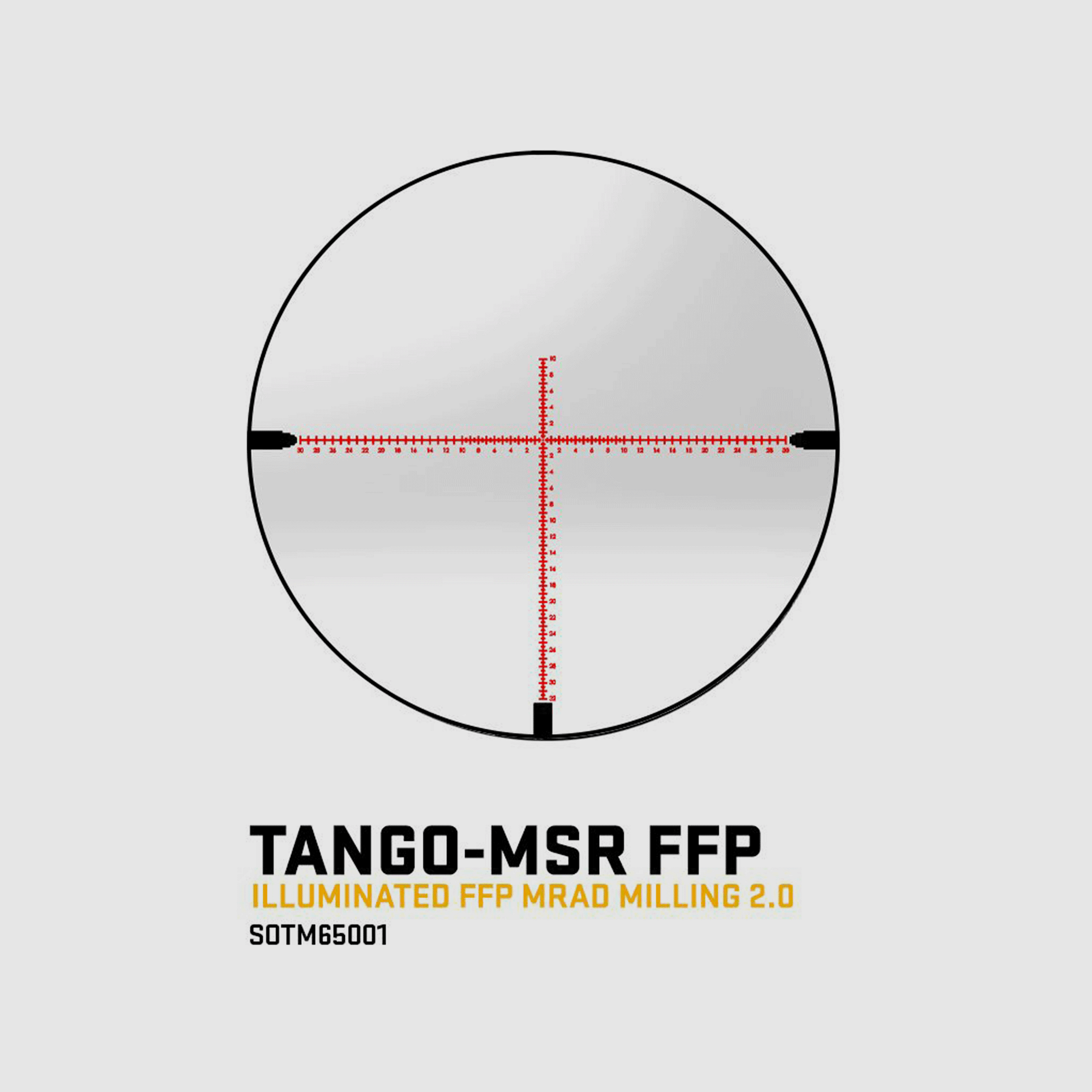 SIG SAUER – TANGO-MSR 5-30x56mm (FFP) MRAD MILLING 2.0 FFP RETICLE, image 5 of 5