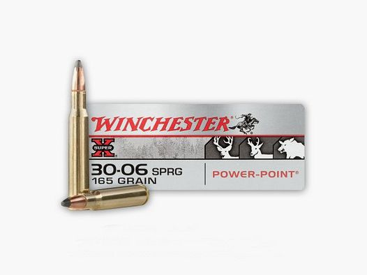 CAL. 30-06 WINCHESTER POWER POINT 165 GRANI confezione 20 Pz.