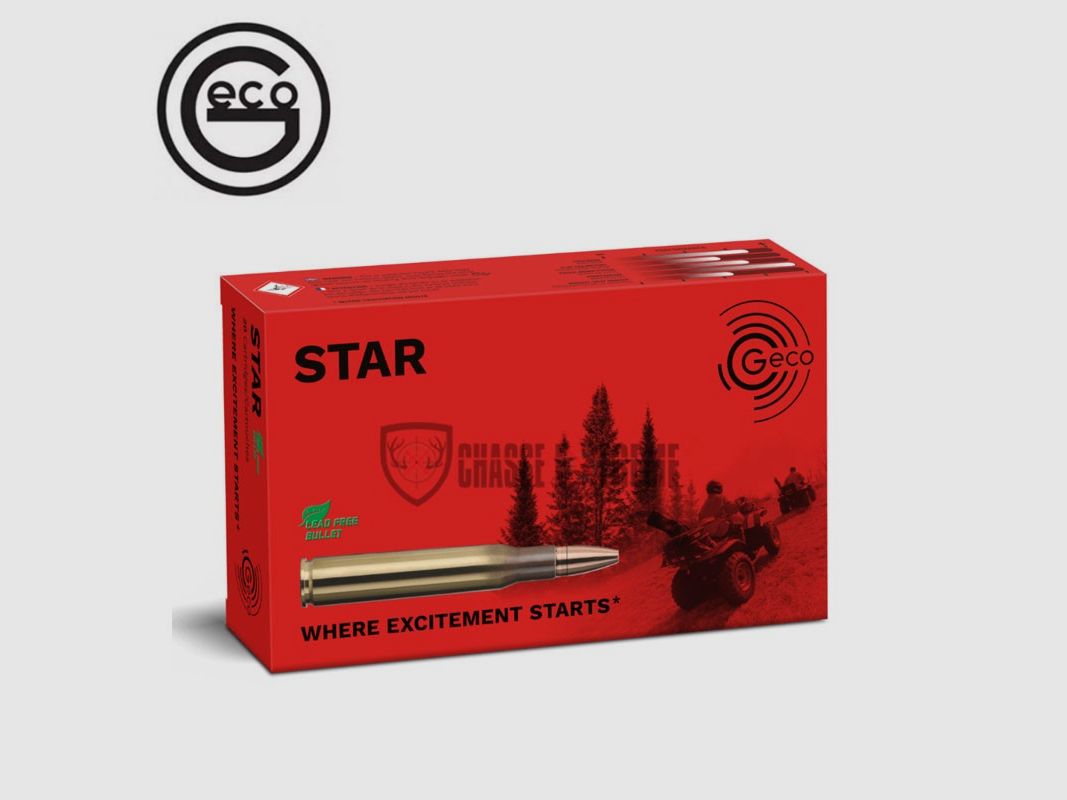 20 patronen GECO kal. 8X57 JS 160gr STAR
