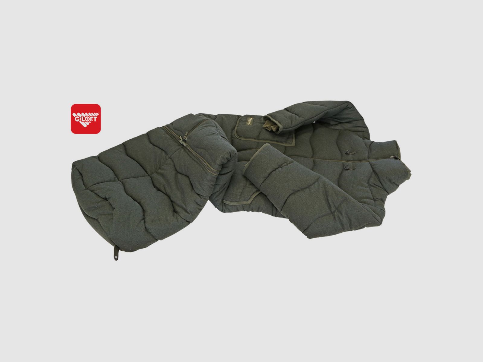 CARINTHIA estate coat with foot part faux fur (size XL)