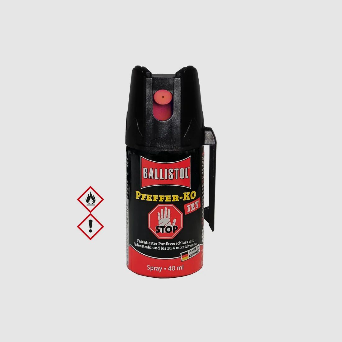 Pfeffer Abwehrspray Klever K.O. JET (Sprühstrahl) 40 ml