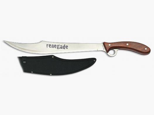 Machete RENEGADE with nylon sheath scimitar