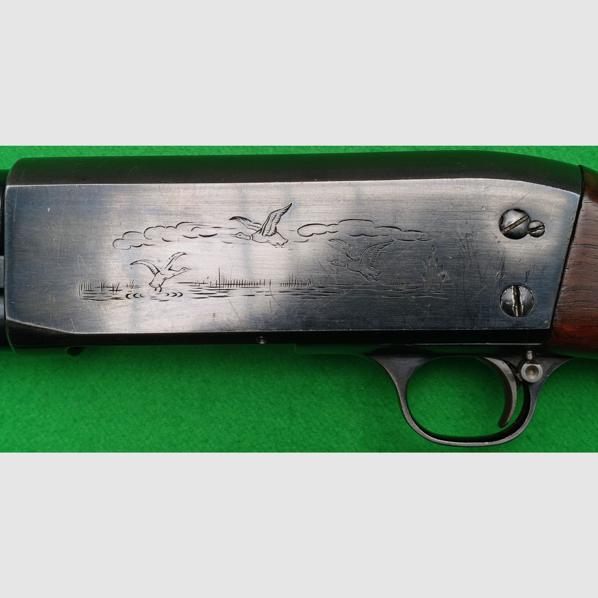 Ithaca 37 Vorderschaftrepetierflinte 12/70