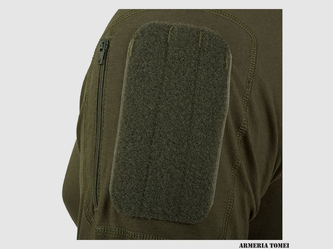 DEFCON 5 – HIGHLANDER COMBAT SHIRT KORTE MOUWEN MET ZAKKEN (OD GROEN), afbeelding 6 van 7