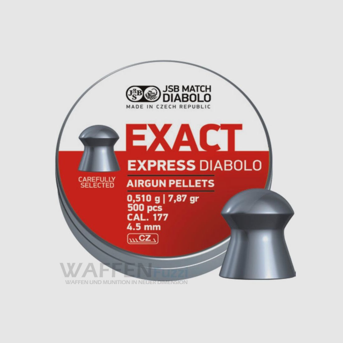 Diabolo JSB Exact Express caliber 4.52 mm 500 pcs