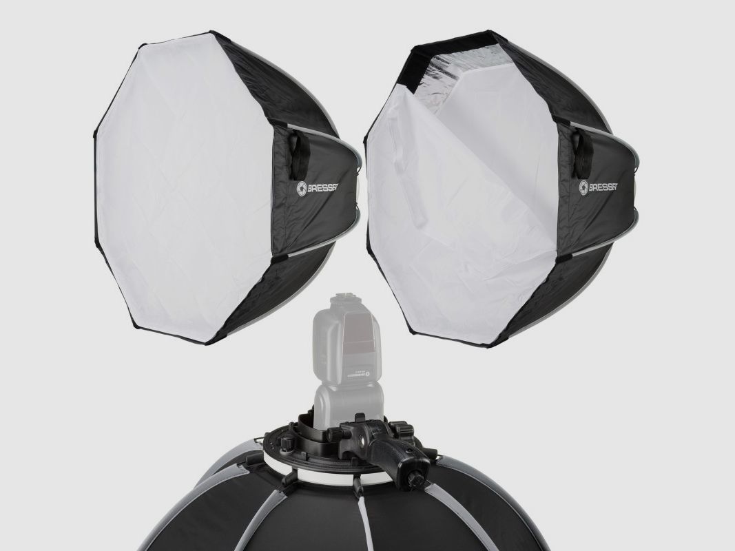 Achtkantige Softbox BRESSER Super Quick 65cm für Kamerablitz, Bild 2 von 9