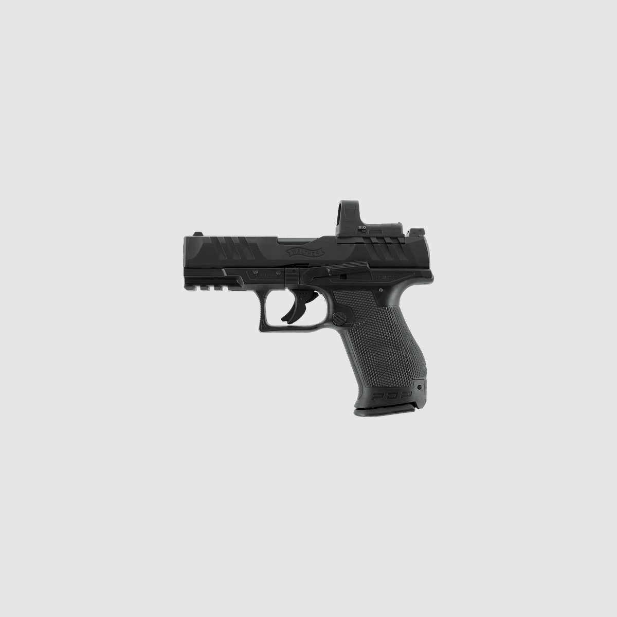 Walther PDP Compact 4" Set CO2 Airsoft Pistole Optics Ready in Schwarz | Umarex