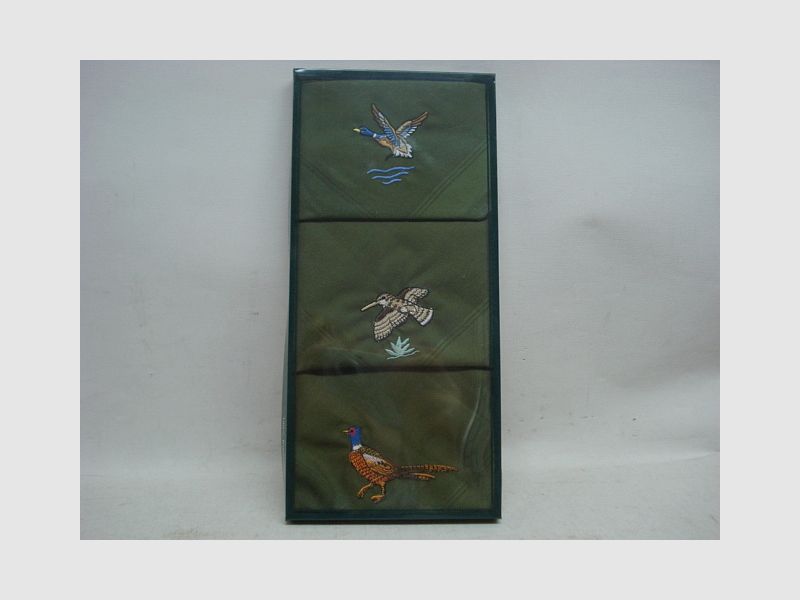 Taschentücher 3-er Pack - Flugwild, Ente/Schnepfe/Fasan