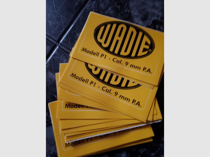 Wadie P1 original Aufkleber