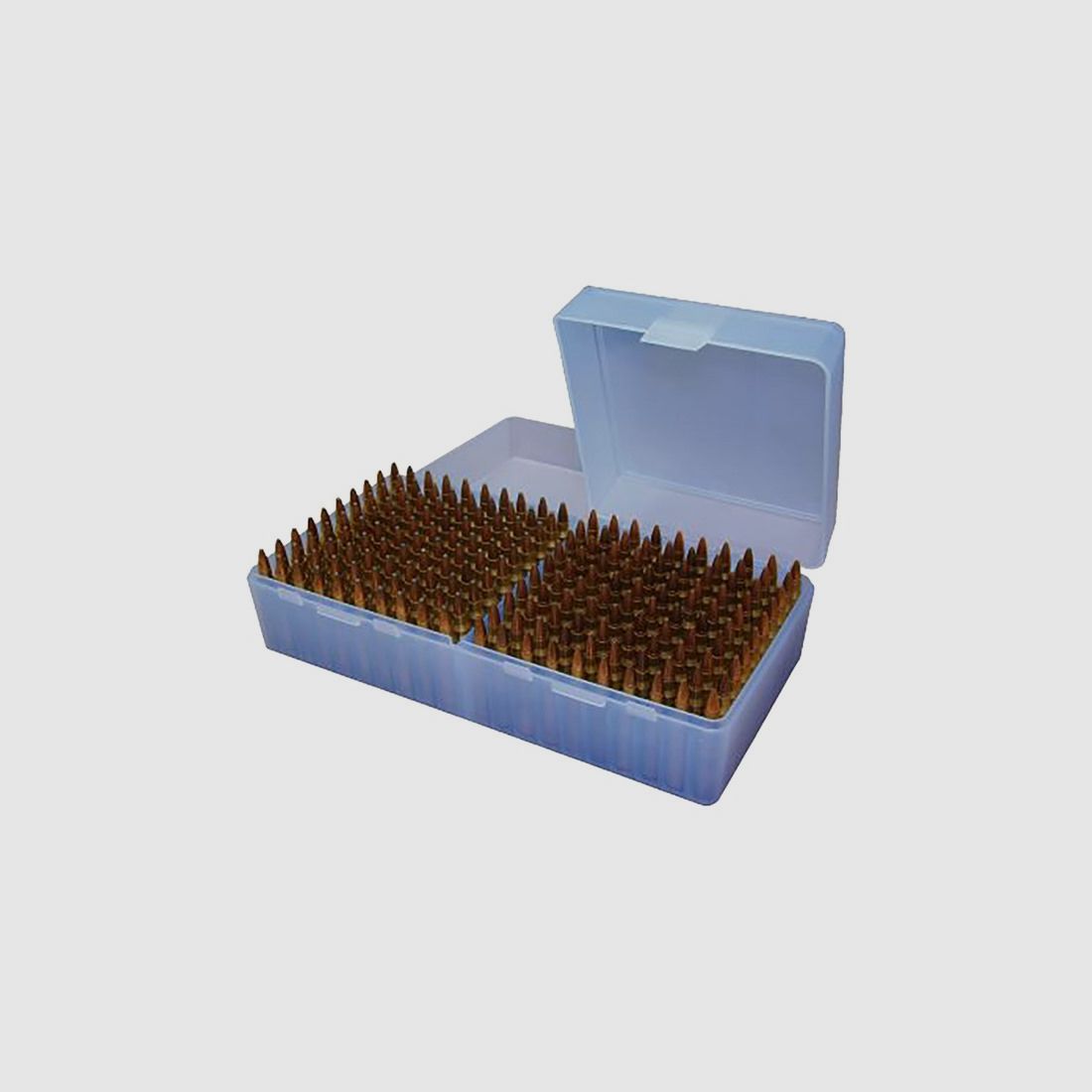 MTM CASE-GARD BOXES MTM CASE-GARD FLIP TOP RIFLE AMMO BOX 223-RUGER 6X47 200 ROUND BLUE, imagen 1 de 7