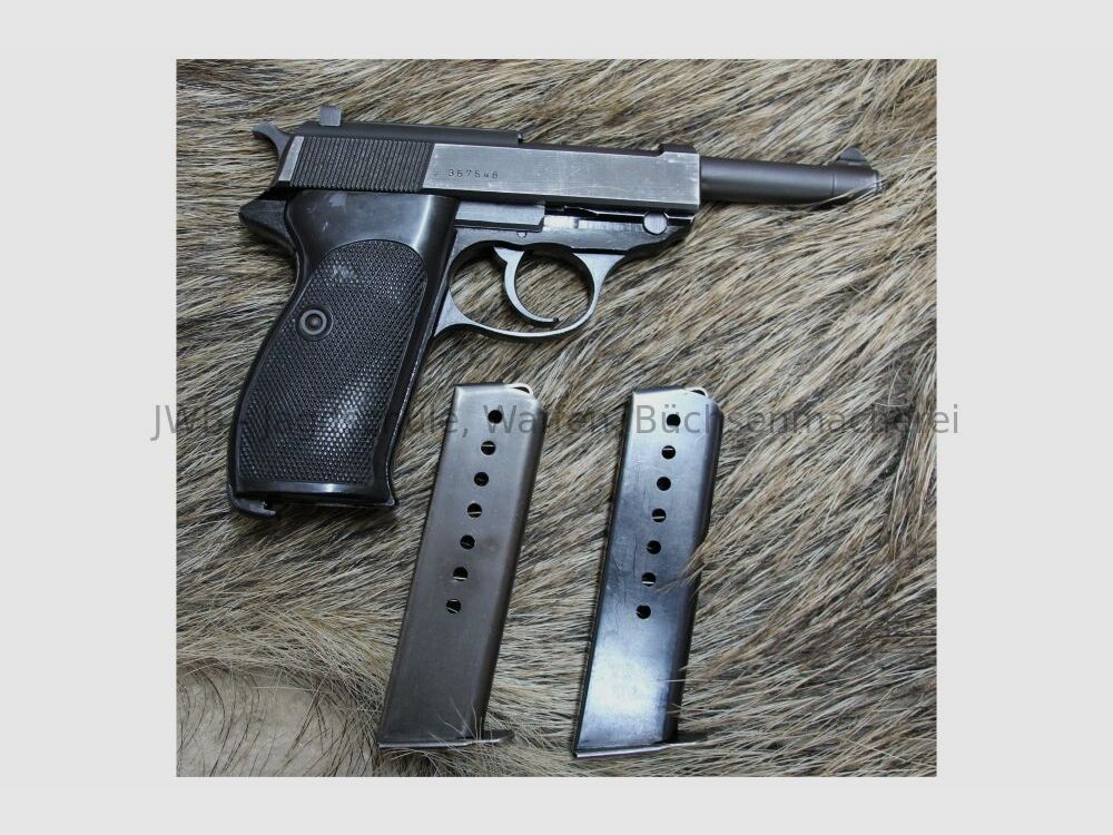 Walther P38 mit Original-Karton und 2 Magazinen 9mmLuger