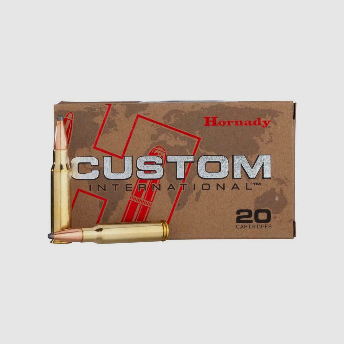Hornady Custom International .308 Win. 180GR InterLock SP 20 patronen