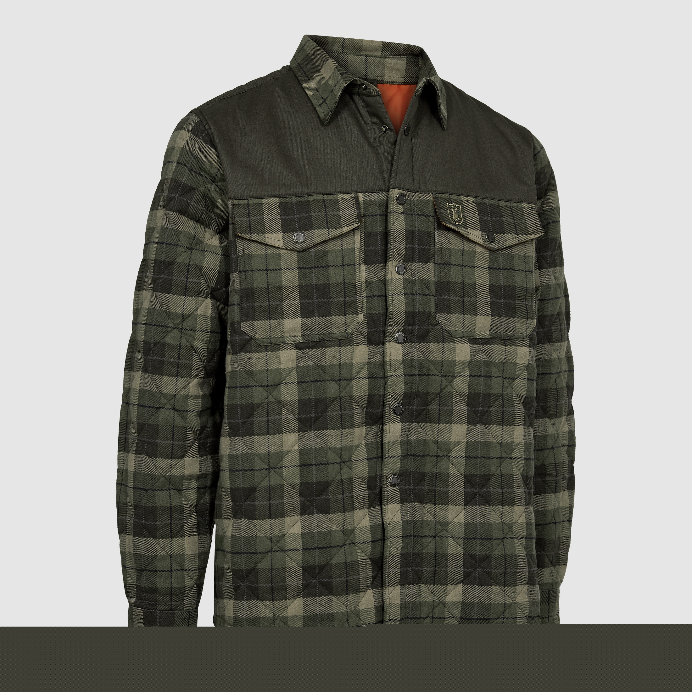 Elbert Giacca a Camicia Foderata - Verde Check - Taglia: XL