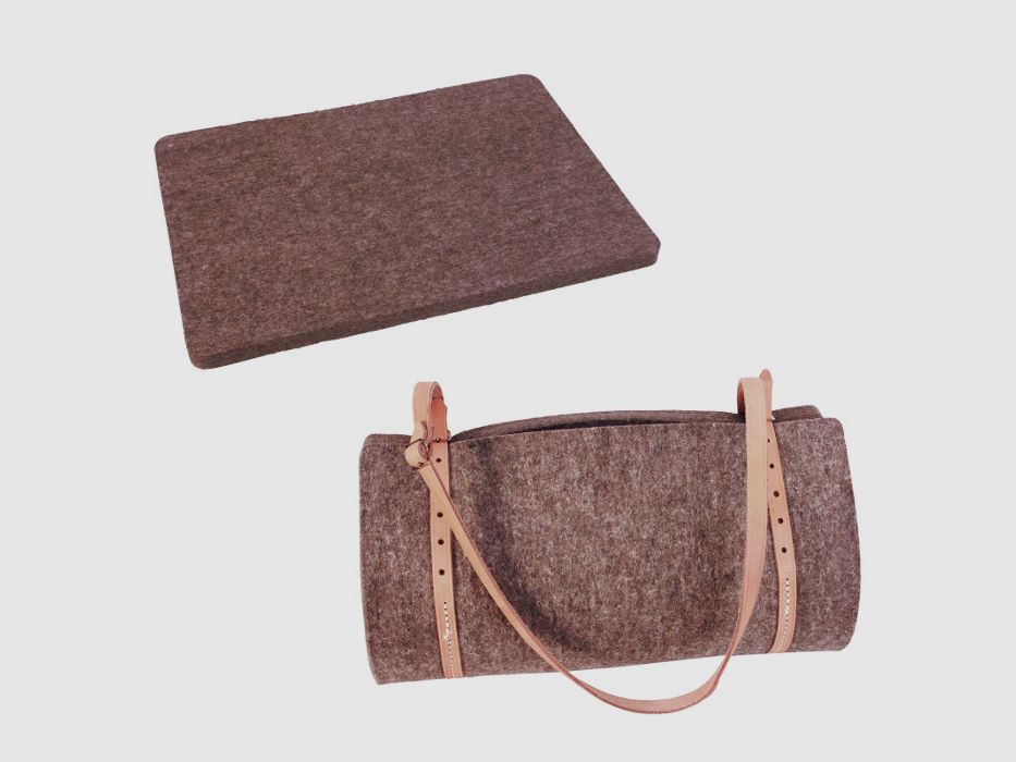 Fritzmann Ansitzfilz Sitzkissen 45 x 31 cm,15 mm stark OHNE Trageriemen