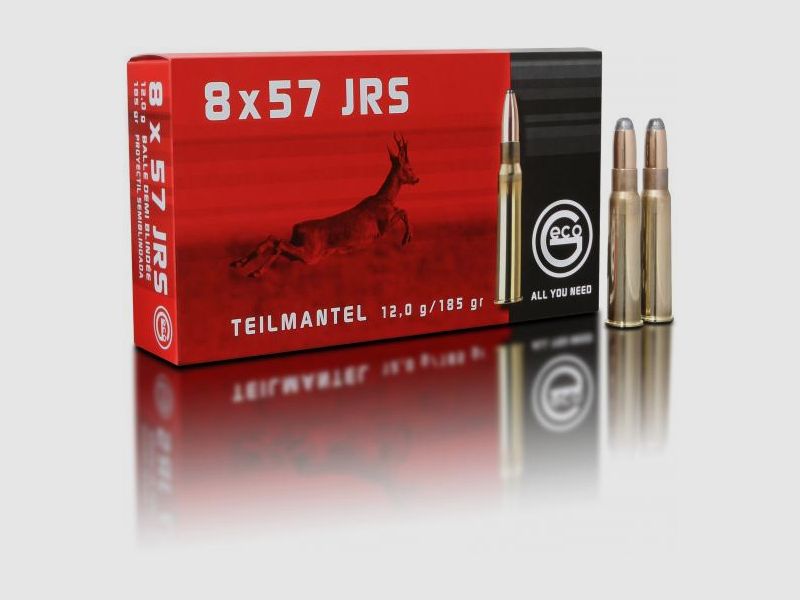 Geco 8x57 IRS, Teilmantel 12,0g 185 grs.
