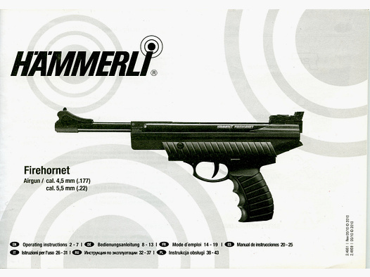 Hämmerli Firehornet pistola ad aria compressa