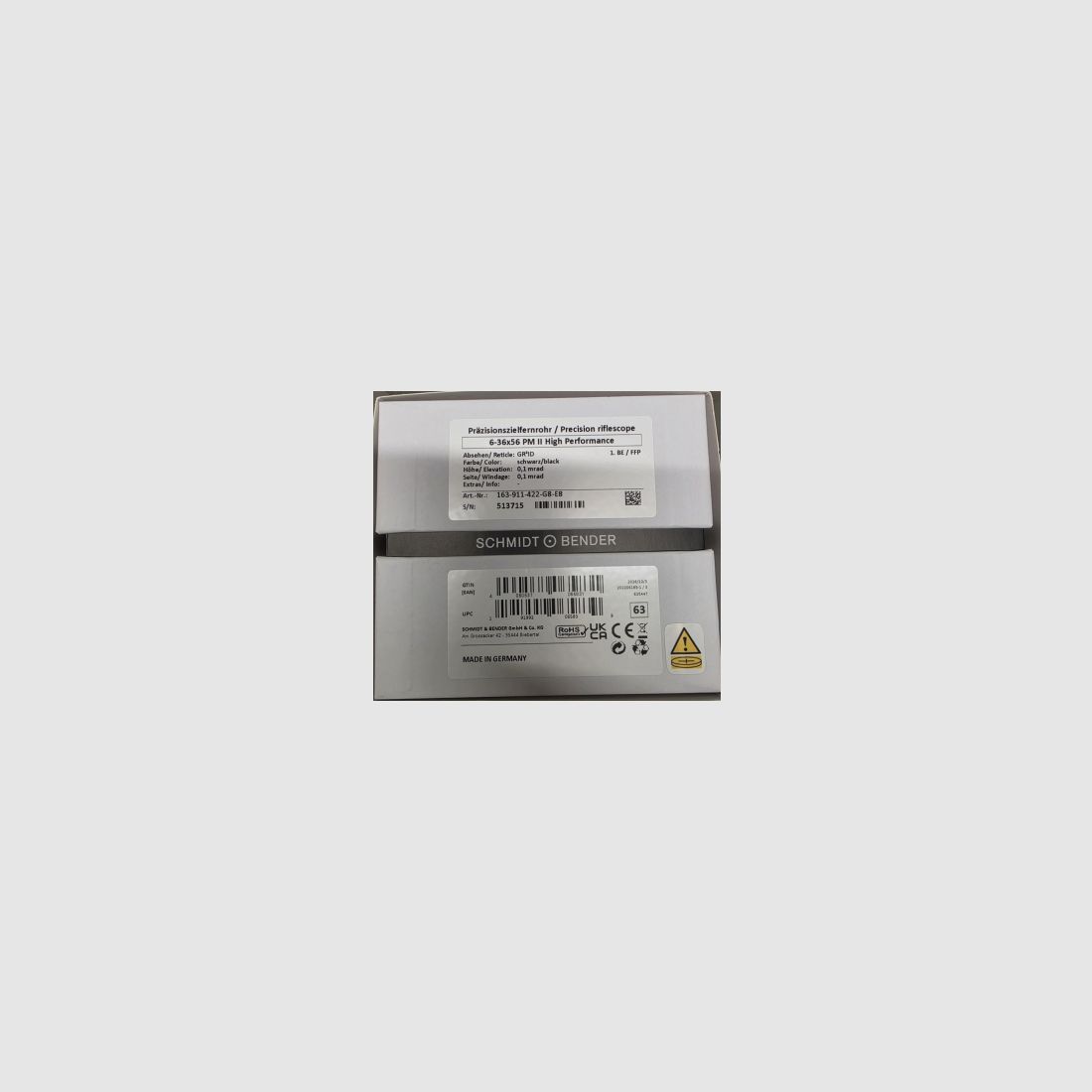 Schmidt & Bender 6-36x56 PM II High Performance LPI GR²ID 1cm ccw DT27 MTC LT/ST ZC CT