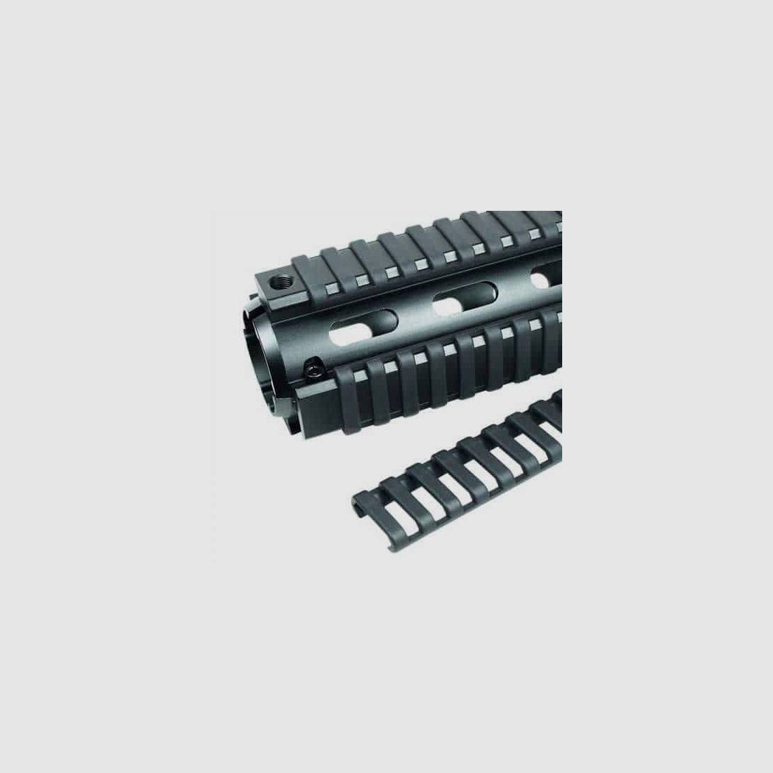 PANNEAUX EN CAOUTCHOUC POUR COUVERTURE DE RAIL – COUVERTURE DE RAIL EN ÉCHELLE – NOIR 4PCS, image 3 sur 4