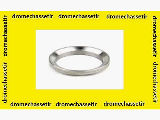 Anello in acciaio inox per soppressore di fiamma con diametro di 12,7 mm, colore acciaio inox