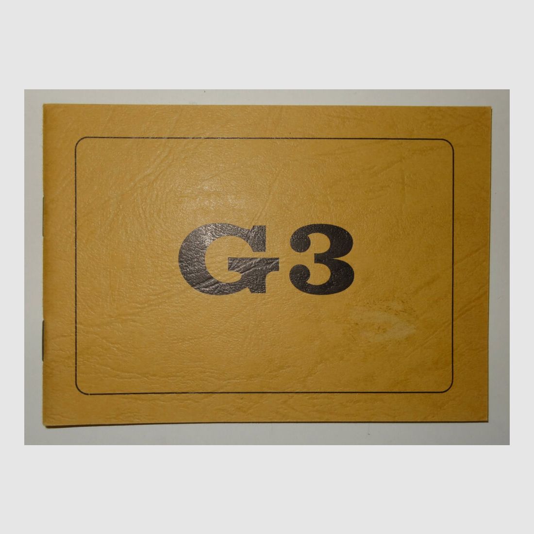 Heckler & Koch Bedienungsanleitung / Handbuch Heckler und Koch HKG3