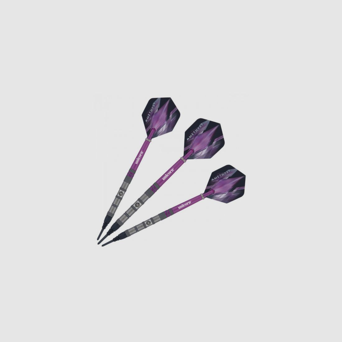 UNICORN – Amethyst Style 1 80% Wolfram Soft Tip Darts – 18G, Bild 1 von 7