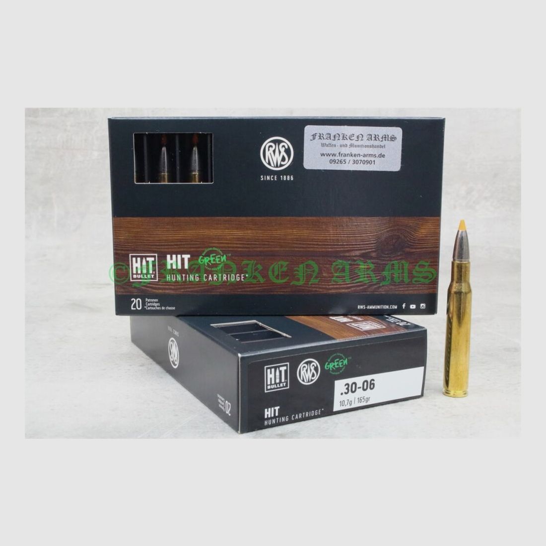 RWS HIT .30-06 Spr. 165gr. 10.7g 20 pieces