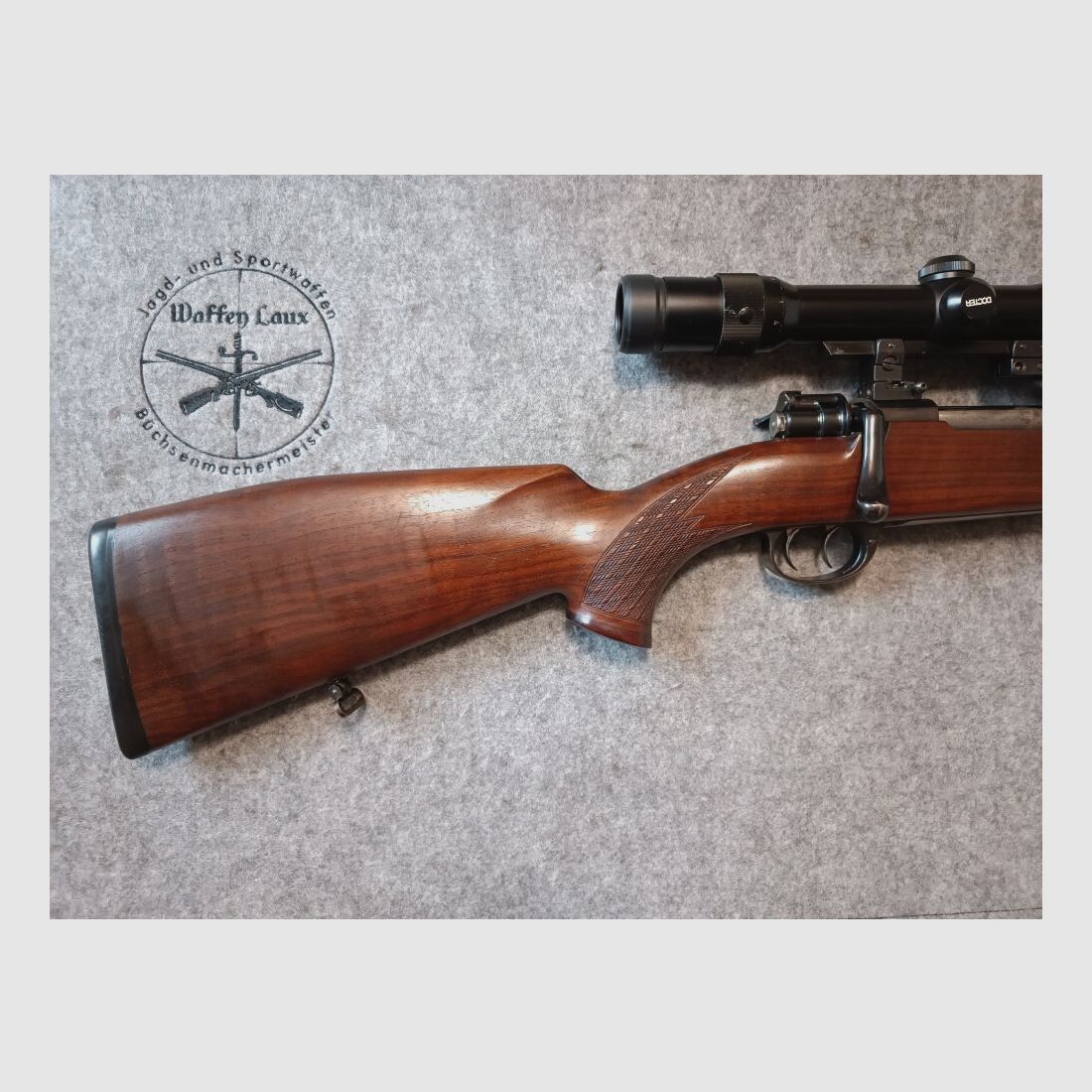 Waffen Adamy Suhl Mauser Argentino 98er mit ZF Docter3-12x56