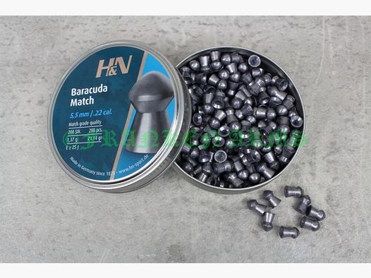 H&N Baracuda Match 5,51mm 200 Stück