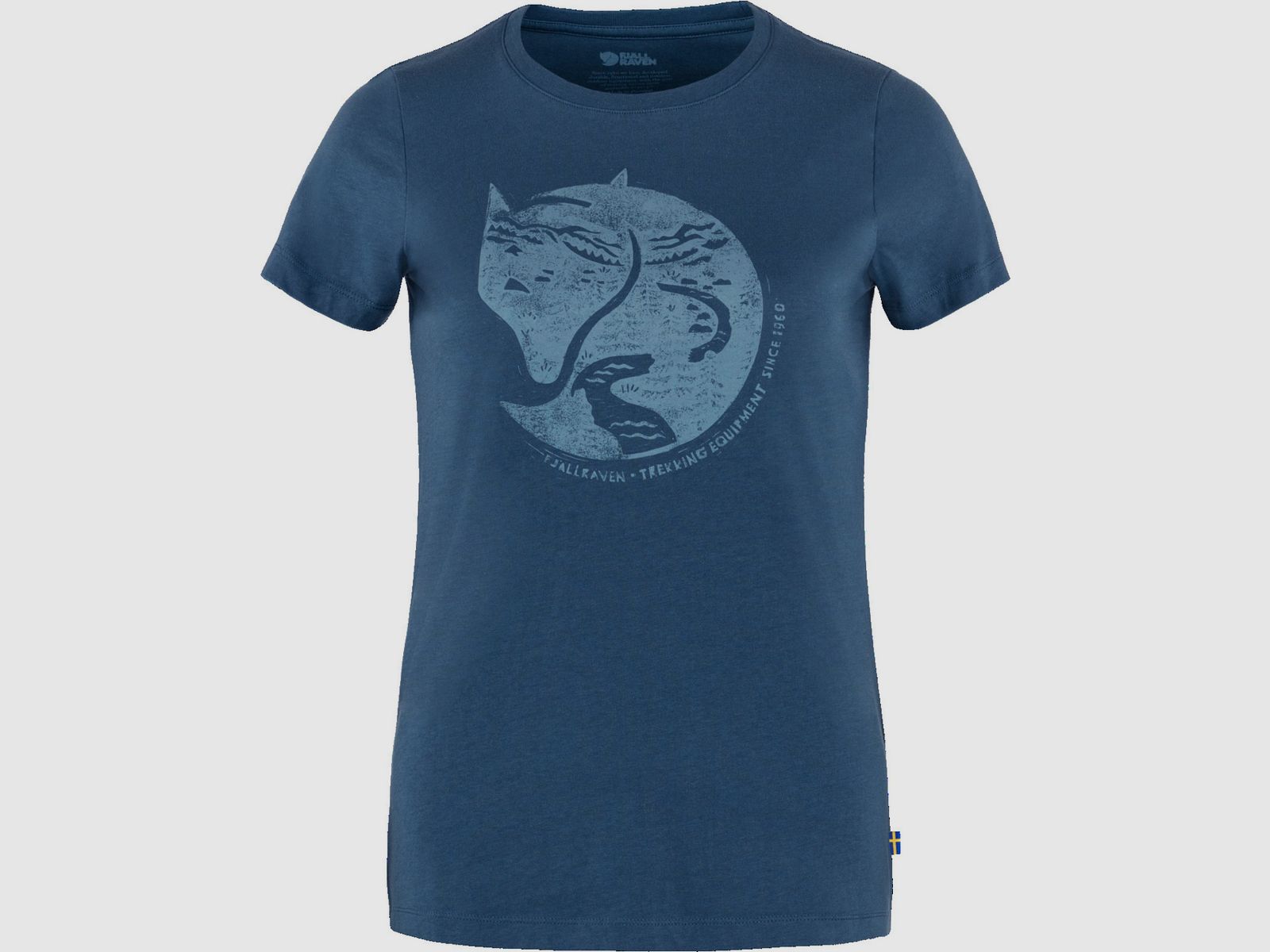 Fjällräven T-shirt da donna Arctic Fox Print