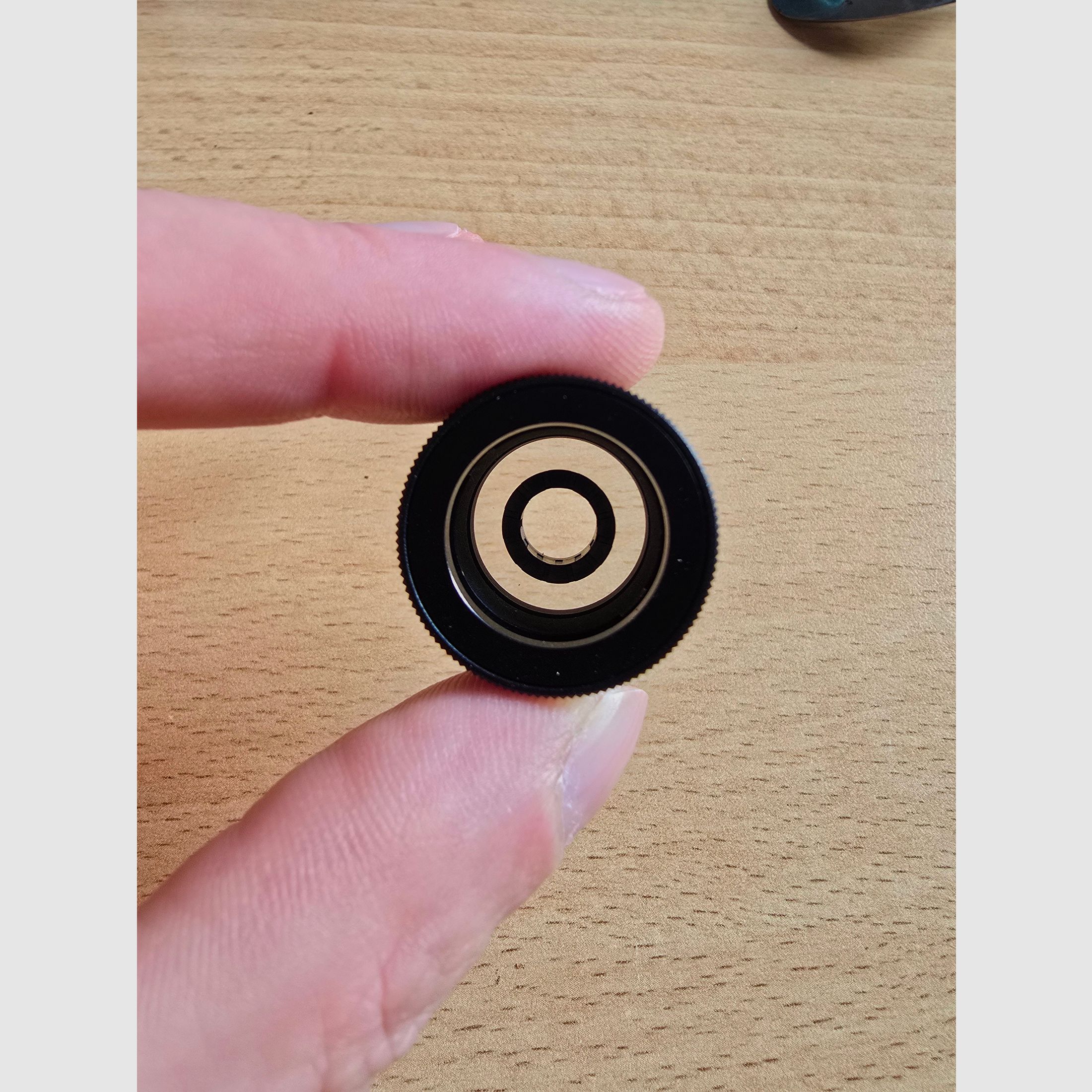 Gehman freistehendes Iris-Ringkorn Glas M22