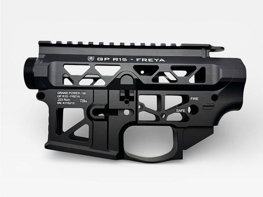 Custom AR-15 Upper & Lower Receiver Set GP Freya Skeleton