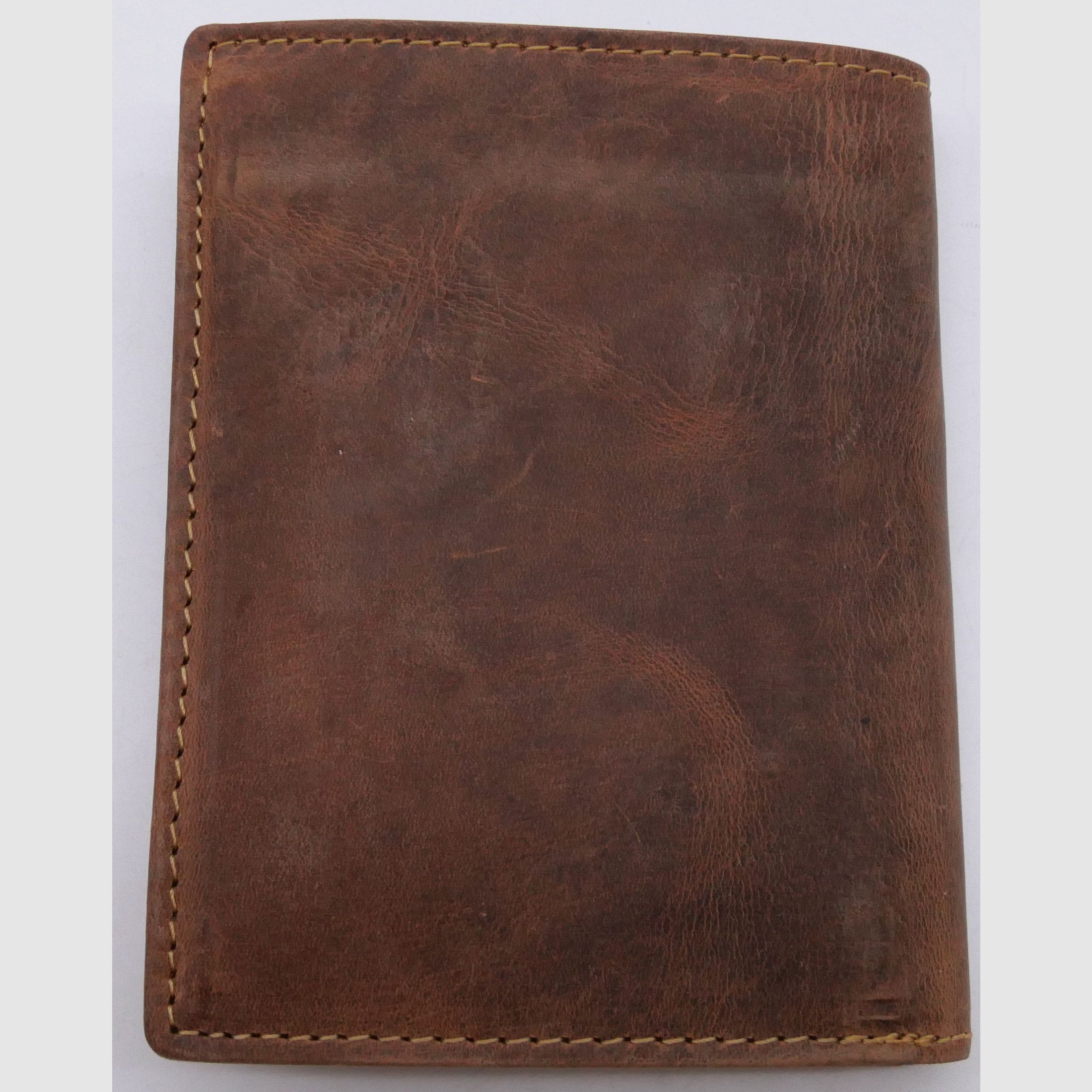 Greenburry Leder Geldbörse braun Vintage Animal Collection Wildschweinkopf 1701-Wild Boar-25, Bild 5 von 5