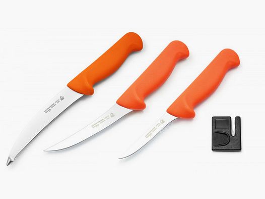 Set de procesamiento de cuchillos PUMA de 4 piezas con funda de nylon