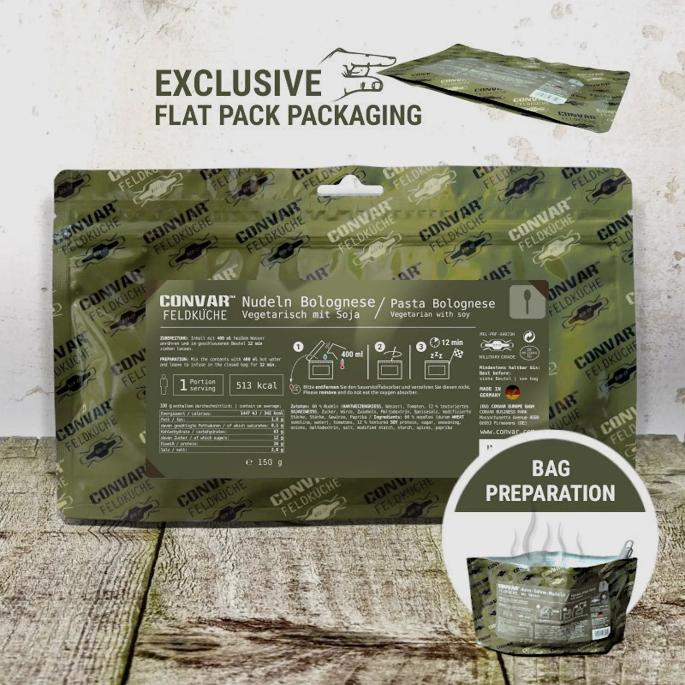 CONVAR Cocina de Campo CONVAR Cocina de Campo Pasta Boloñesa 150 g