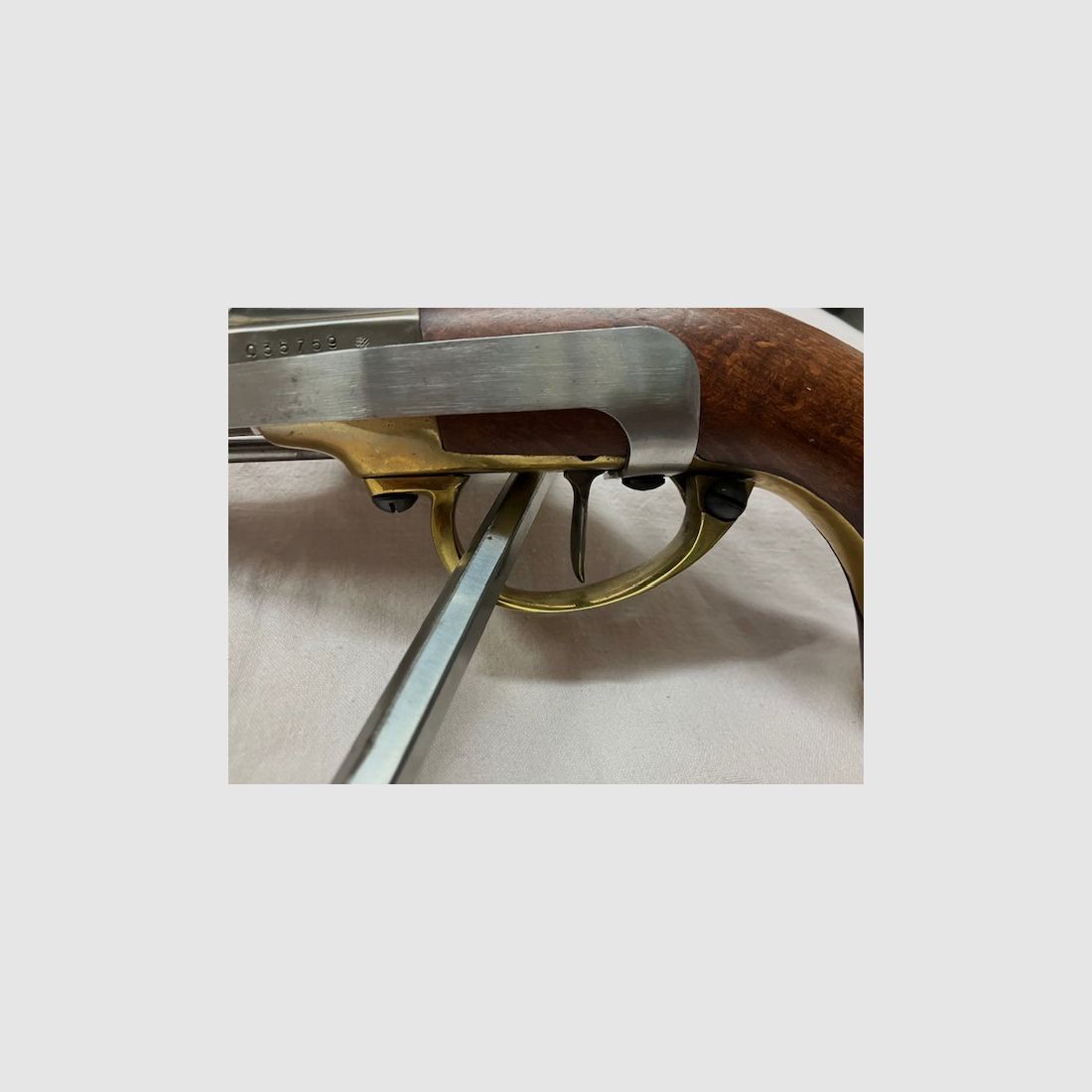 Charleville M 1777 flintlock pistol in caliber .69, unused condition